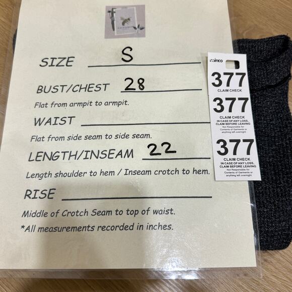 FREE PEOPLE Blossom Thermal Top Small Charcoal Waffle Knit Pieced Full Sleeves - Picture 10 of 11